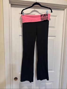 Victoria's Secret PINK Yoga Shorts in Black and Pink